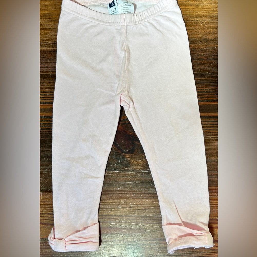 Janie & Jack 12-18m light pink leggings